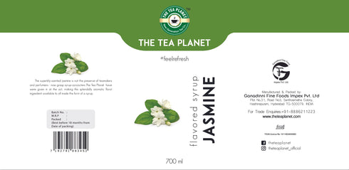 The Tea Planet Jasmine Syrup 700 ml